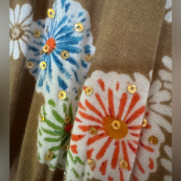 🌻 NWT! Chaudry KC Boho Sequin Mini Dress - Picture 6 of 13